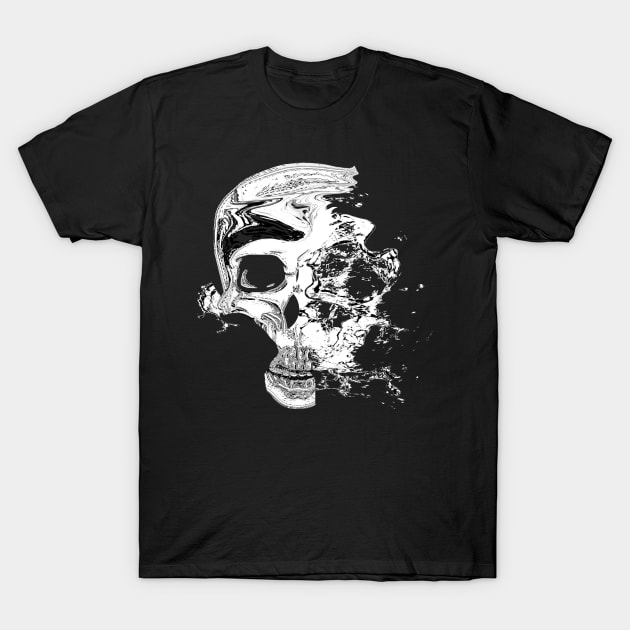 Skull Bianco T-Shirt by Dead but Adorable by Nonsense and Relish